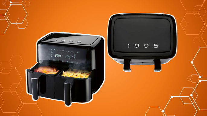 fritadeira de ar quente Silvercrest de 9 L