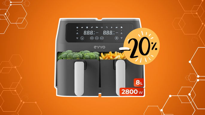 air fryer EVVO de 8 L