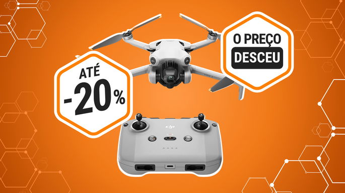 DJI Mini 4 Pro com desconto de 20%