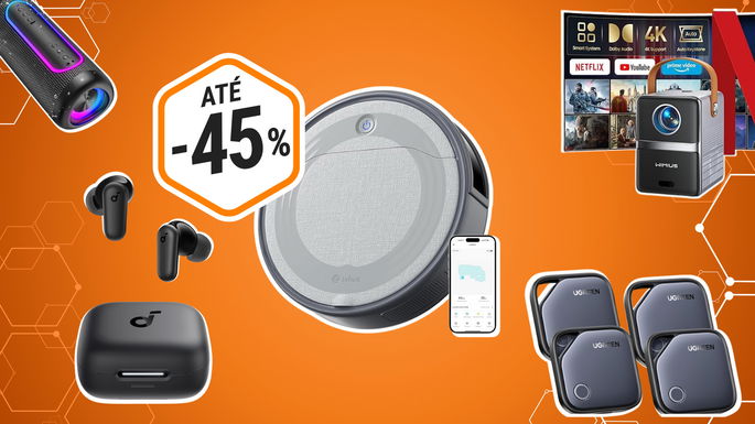 10 gadgets com cupões até 45%