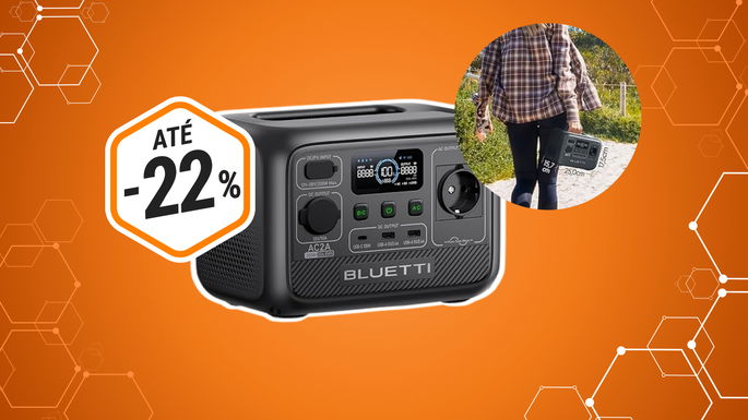 BLUETTI AC2A é o gerador solar com desconto de 22%