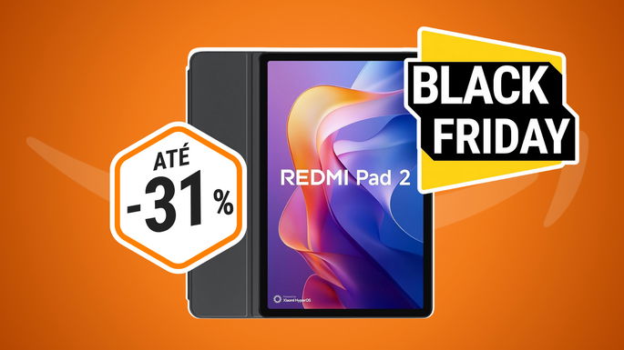 Xiaomi Redmi Pad 2 + Capa com desconto de 31%