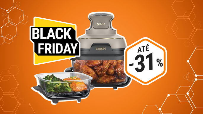 Ninja CRISPi Fritadeira de ar portátil com desconto de 31%