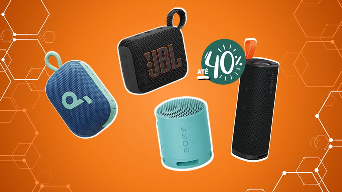 quatro colunas portáteis na amazon