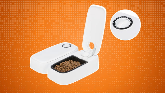 dispensador de alimentos com temporizador de 48h