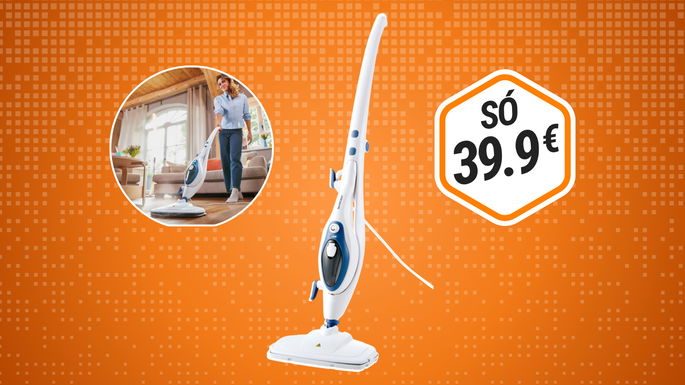 Mopa a Vapor 2 em 1 Silvercrest 1500 W