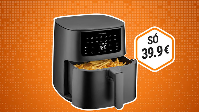 fritadeira de ar quente AMBIANO® de 6,5 L com desconto de 33%