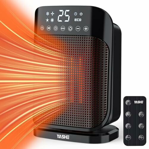 YASHE Ventilador Calefactor 1800 W