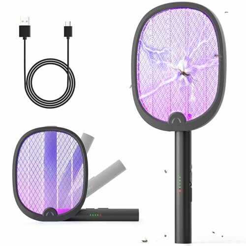 YISSVIC Raqueta Mosquitos 2 em 1 4000 V