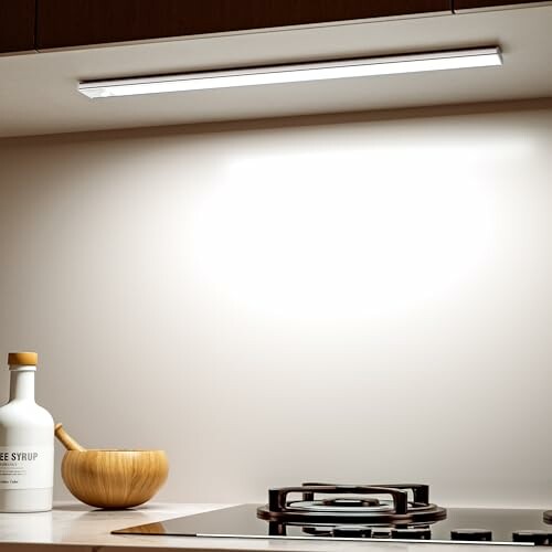 Ylatoial Luz LED recarreg&aacute;vel para arm&aacute;rio, sensor de movimento, 41 cm, 6500 K