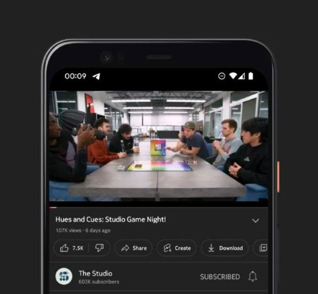 YouTube Android Material You,