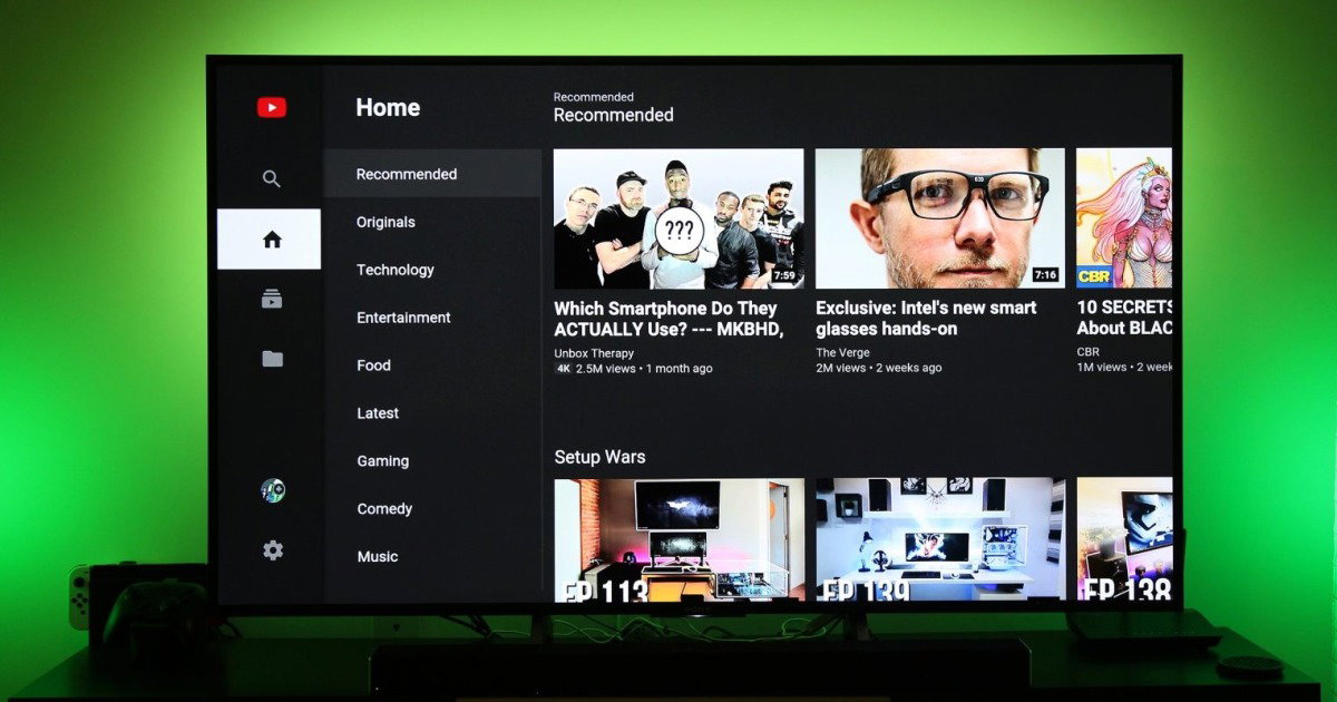 Youtube para Android TV tem finalmente um novo design - 4gnews