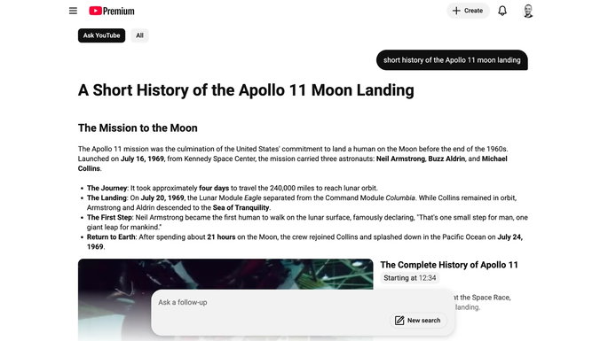 YouTube transforma-se num chatbot com esta nova funcionalidade